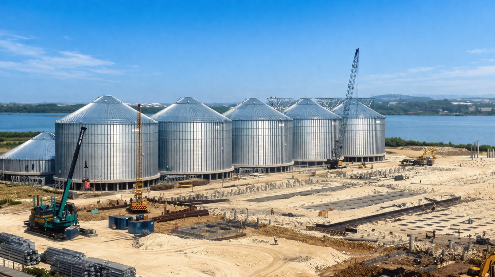 Evergreen Grain Handling facility